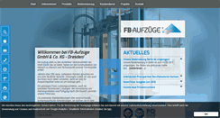 Desktop Screenshot of fbaufzuege.de
